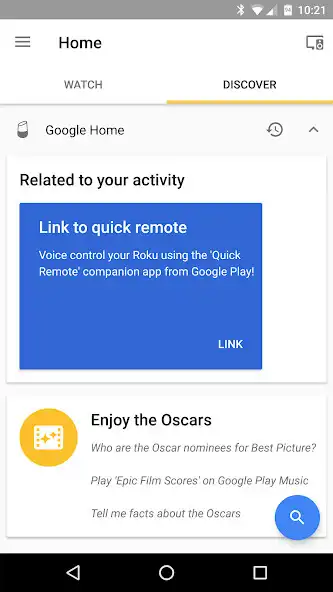 Play Quick Remote for Google Home/Assistant  Roku as an online game Quick Remote for Google Home/Assistant  Roku with UptoPlay