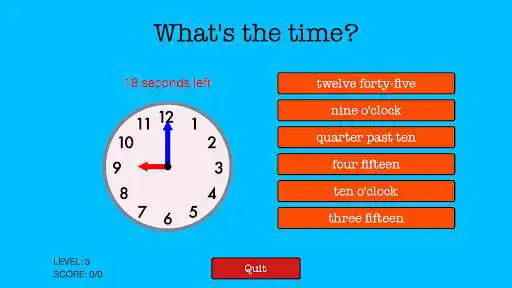 Play Quick Strike Clocks - Learn to Tell Time  and enjoy Quick Strike Clocks - Learn to Tell Time with UptoPlay