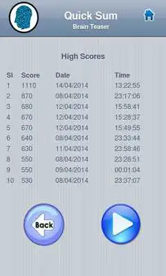 Play Quick Sum Brain Teaser