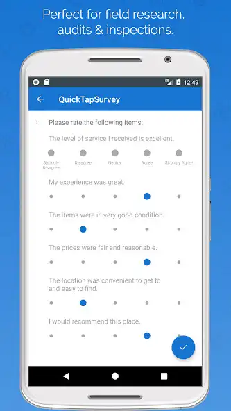 Play QuickTapSurvey Offline Survey as an online game QuickTapSurvey Offline Survey with UptoPlay