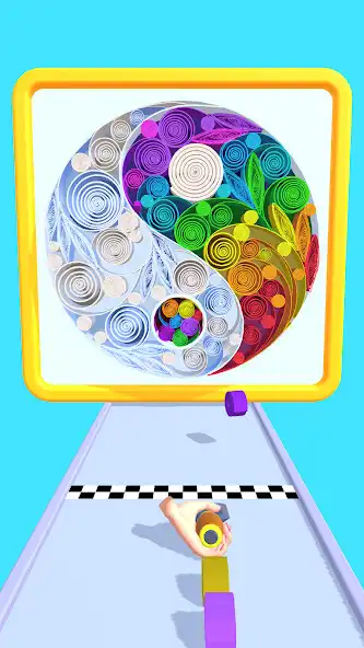 Play Quilling Craft Runner as an online game Quilling Craft Runner with UptoPlay
