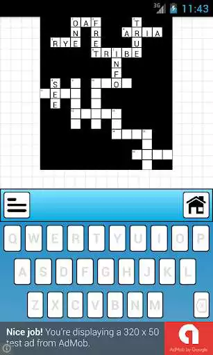 Play Quimple Crosswords as an online game Quimple Crosswords with UptoPlay