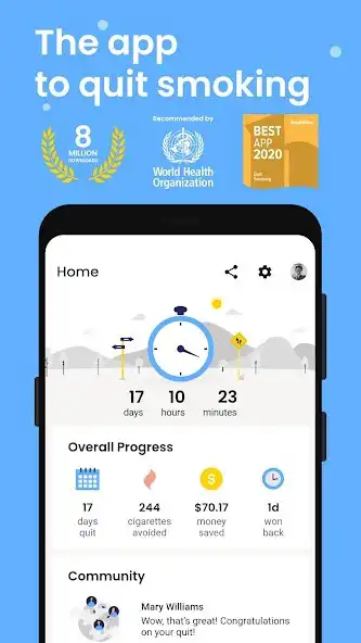 Play QuitNow PRO: Stop smoking  and enjoy QuitNow PRO: Stop smoking with UptoPlay