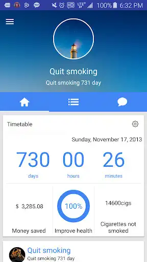 Play Quit Smoking -No smoking day as an online game Quit Smoking -No smoking day with UptoPlay