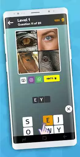 Play Quiz: 4 Pics Game  and enjoy Quiz: 4 Pics Game with UptoPlay
