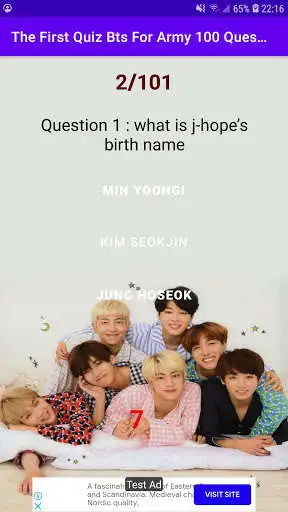 Play Quiz Bts For Army 100 Questions  and enjoy Quiz Bts For Army 100 Questions with UptoPlay