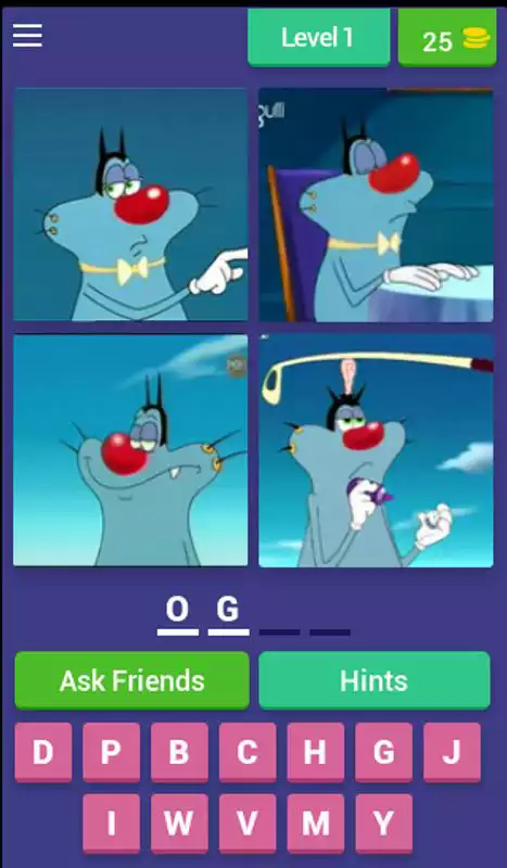 Play quiz cartoon