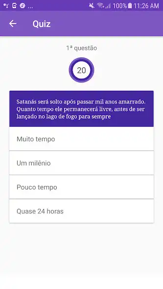 Play Quiz da Bíblia Sagrada as an online game Quiz da Bíblia Sagrada with UptoPlay
