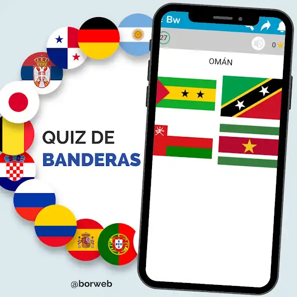 Play Quiz de banderas as an online game Quiz de banderas with UptoPlay