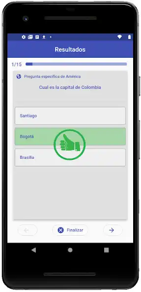 Play Quiz de ciudades capitales as an online game Quiz de ciudades capitales with UptoPlay
