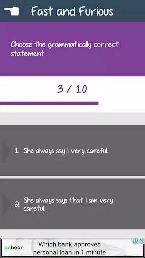 Play Quiz Express - English Grammar Play Quiz Express - English Grammar