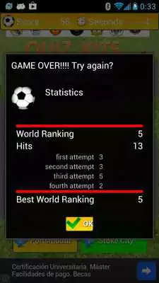 Play Quiz Football World Cup