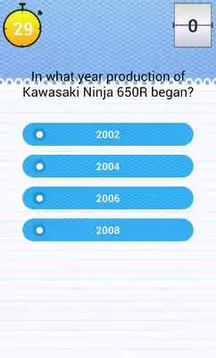 Play Quiz for Ninja 650R Fans