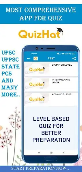 Play QuizHat: UPSC/PCS Pre Exam App as an online game QuizHat: UPSC/PCS Pre Exam App with UptoPlay