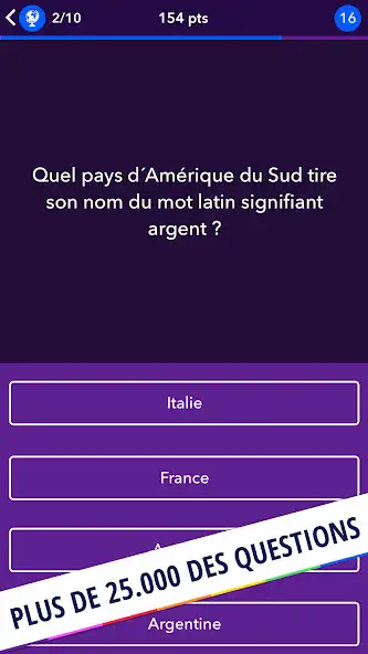 Play Quizit - Trivia Français as an online game Quizit - Trivia Français with UptoPlay