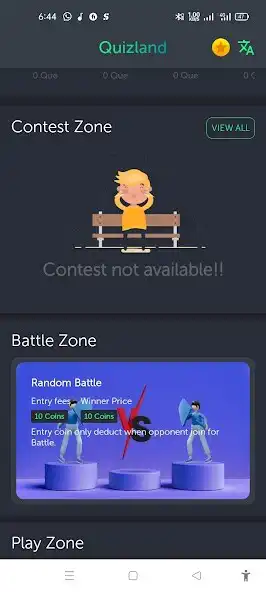Play QUIZ LAND as an online game QUIZ LAND with UptoPlay