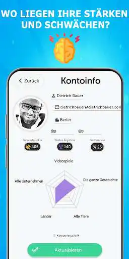 Play QuizLine: Fragen & Antworten Lernspiel as an online game QuizLine: Fragen & Antworten Lernspiel with UptoPlay
