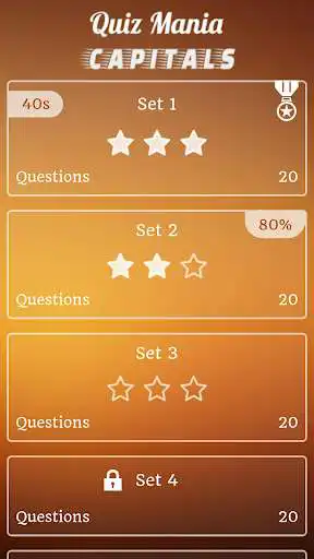 Play Quiz Mania : Capitals as an online game Quiz Mania : Capitals with UptoPlay
