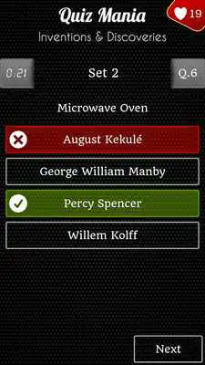 Play Quiz Mania : Inventions