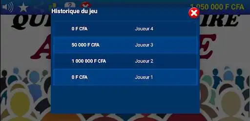 Play Quiz Millionnaire Afrique : 2020 as an online game Quiz Millionnaire Afrique : 2020 with UptoPlay