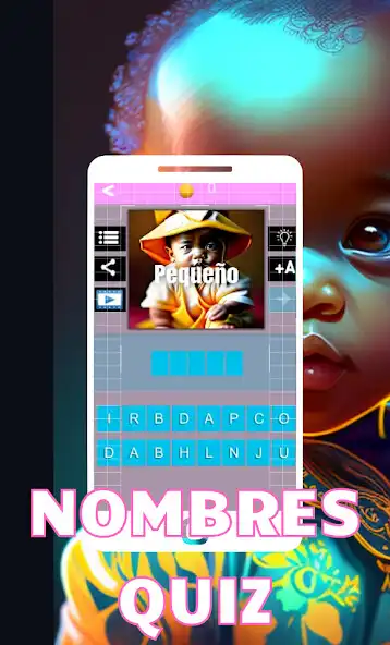 Play Quiz nombres bebé trivia 2023  and enjoy Quiz nombres bebé trivia 2023 with UptoPlay