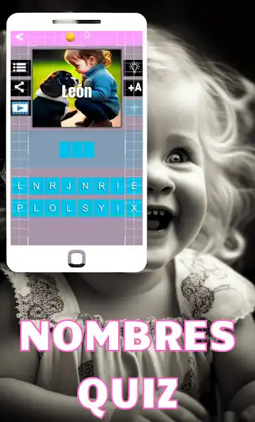 Play Quiz nombres bebé trivia 2023 as an online game Quiz nombres bebé trivia 2023 with UptoPlay
