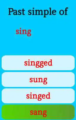 Play Quiz on Irregular Verbs