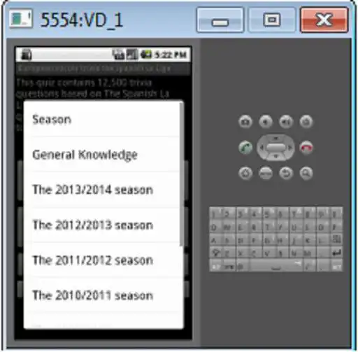 Play Quiz on the Spanish La Liga