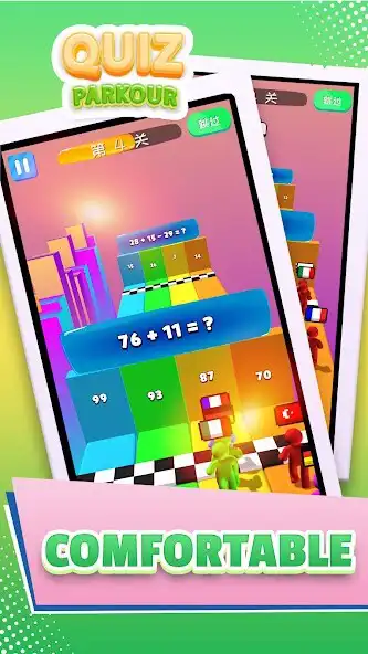 Play Quiz Parkour - Trivia Game as an online game Quiz Parkour - Trivia Game with UptoPlay