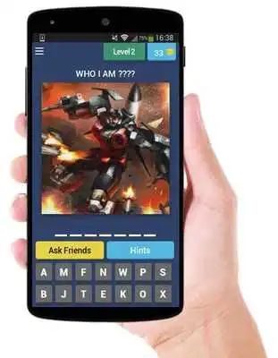 Play Quiz Robot TRANS FORMERS