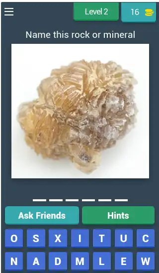 Play Quiz - Rocks and minerals as an online game Quiz - Rocks and minerals with UptoPlay