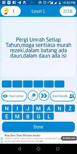 Play Quiz Teka Teki - Online as an online game Quiz Teka Teki - Online with UptoPlay
