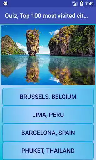 Play Quiz, Top 100 most visited cities in the world as an online game Quiz, Top 100 most visited cities in the world with UptoPlay