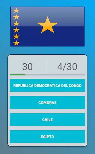 Play Quiz: Trivia de Banderas as an online game Quiz: Trivia de Banderas with UptoPlay