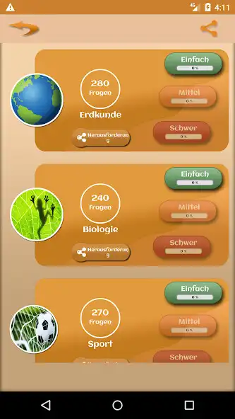Play Quiz - Wissenstest as an online game Quiz - Wissenstest with UptoPlay
