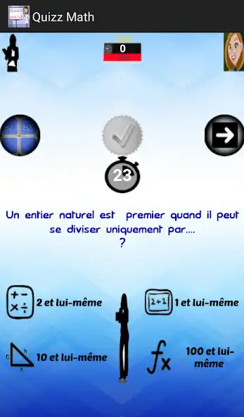 Play Quizz Math, La Bosse des Maths as an online game Quizz Math, La Bosse des Maths with UptoPlay