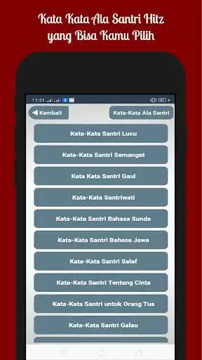 Play Quotes Hitz Kata Kata Santri Lengkap  and enjoy Quotes Hitz Kata Kata Santri Lengkap with UptoPlay