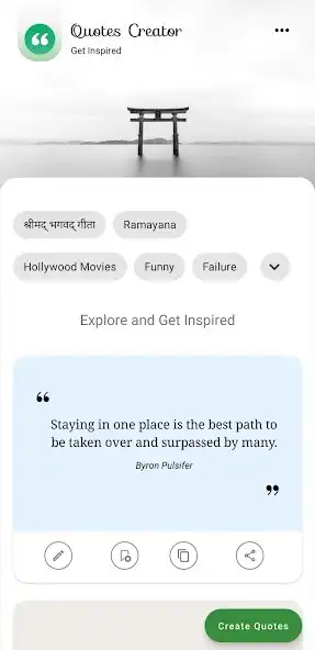 Play Quotes Maker: Get Inspired as an online game Quotes Maker: Get Inspired with UptoPlay