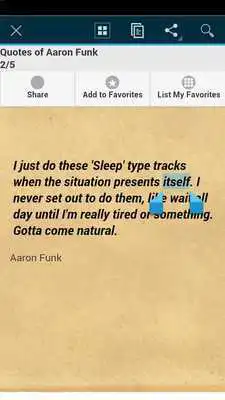 Play Quotes of Aaron Funk
