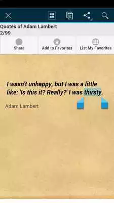 Play Quotes of Adam Lambert