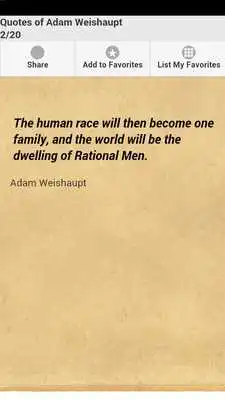 Play Quotes of Adam Weishaupt
