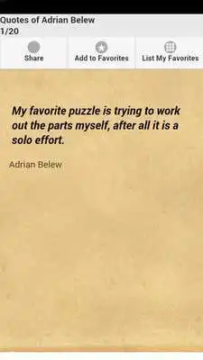 Play Quotes of Adrian Belew