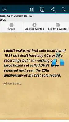 Play Quotes of Adrian Belew