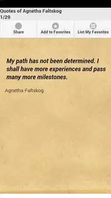 Play Quotes of Agnetha Faltskog