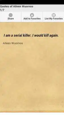 Play Quotes of Aileen Wuornos Play Quotes of Aileen Wuornos
