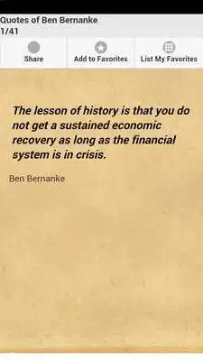 Play Quotes of Ben Bernanke
