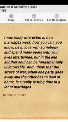 Play Quotes of Geraldine Brooks