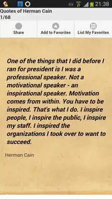 Play Quotes of Herman Cain