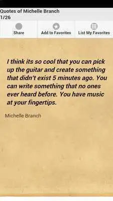 Play Quotes of Michelle Branch