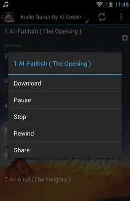 Play Quran Audio Sheikh Al Sudais